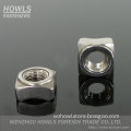 High quality DIN928 welded square nut carbon steel plain auto fasteners square nut weld type